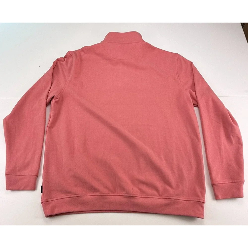 Kenneth Cole Men's XL Coral Slim Fit Quarter Zip Pullover Sweater